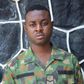 Arrested Lance Corporal Kayode (EFCC)