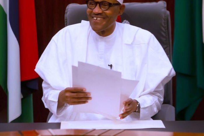 President Muhammadu Buhari. [Twitter@BashirAhmaad]