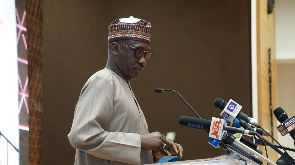 The Group Managing Director of NNPC, Mallam Mele Kyari. [Twitter/@OfficialNCDMB]