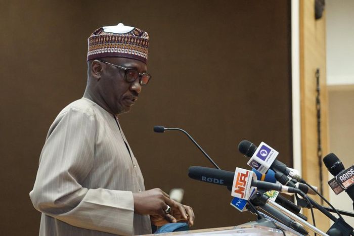 The Group Managing Director of NNPC, Mallam Mele Kyari. [Twitter/@OfficialNCDMB]