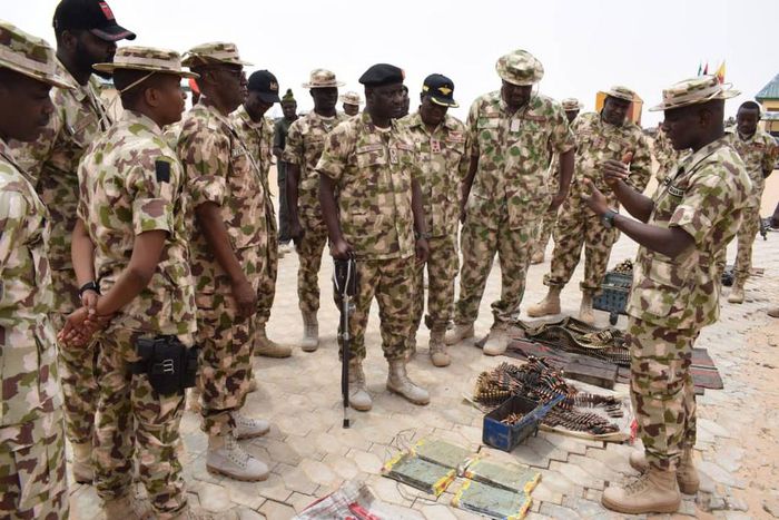 The Chief of Army Staff  Lt Gen TY Buratai, has commended troops of Sector 2, Operation LAFIYA DOLE, Damaturu, Yobe State, for inflicting a deadly blow on Boko Haram Terrorists when the terrorists attempted to attack Maisandari village [Twitter/@HQNige...