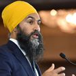 Jagmeet Singh is seen in October 2019