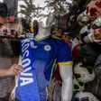 Business is brisk in Pristina with the Kosovo getting behind their team ahead of the Euro play-off against North Macedonia
