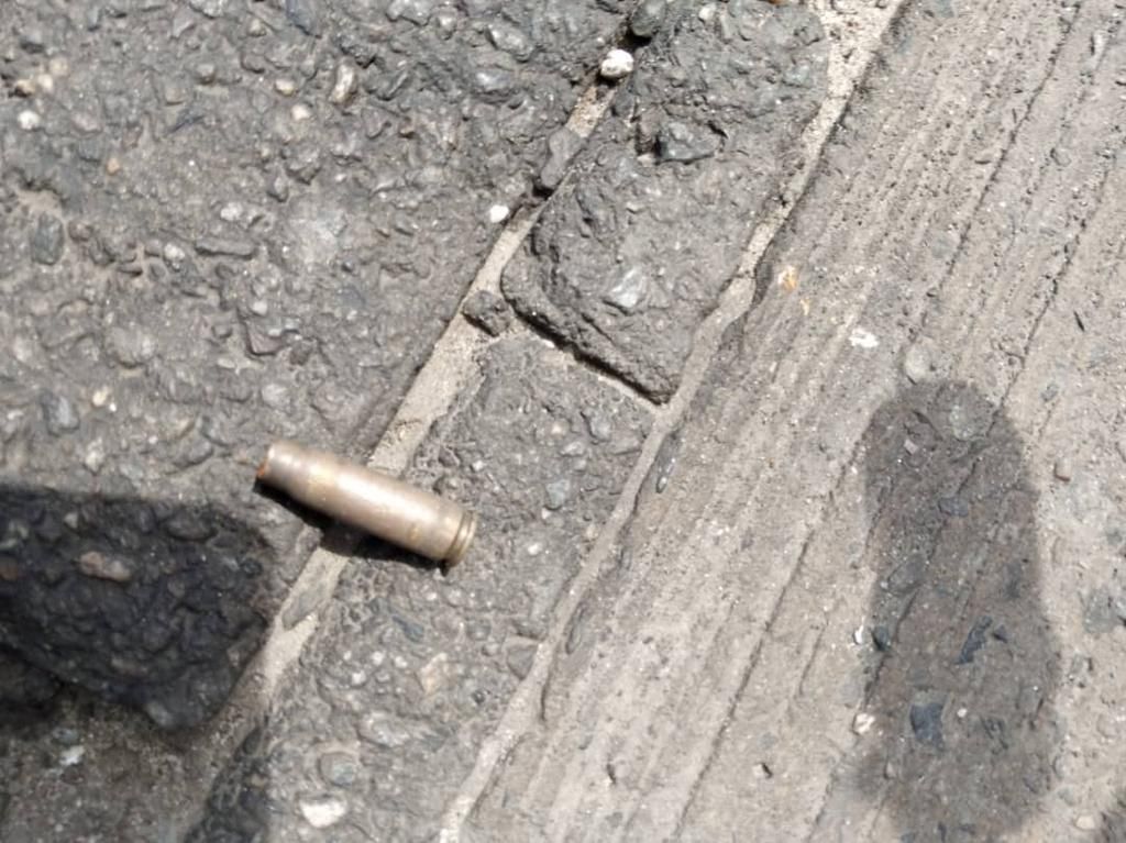 One of the bullet shell casings found at the Lekki Tollgate Plaza by the Lagos Judicial Panel of Inquiry during its visitation there on Friday. [NAN]