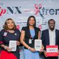 From L-R, Mr. Najite Ikutegbe The Head, Product Management , Christiana Okenla, Head, Customer Experience & Advocacy, Kene Eneh, Divisional CEO, ipNX Retail, Gbenga Olaniyan, Head, Retail Sales, Chris Oputteh, Head Engineering, all of IPNX NIGERIA LIMI...