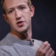Facebook CEO Mark Zuckerberg, seen in an October 2019 picture, said the social network will step up efforts to curb hateful content and also add tags to rule-breaking posts that are "newsworthy"