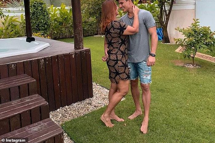 Neymar’s mum Nadine Goncalves and Tiago Ramos (Instagram/Nadine Goncalves)