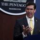 US Secretary of Defense Mark Esper