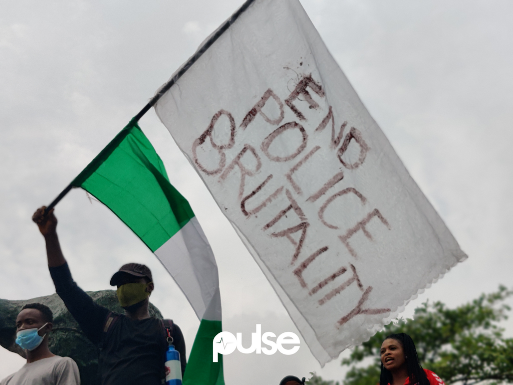 EndSARS protest in Surulere, Lagos