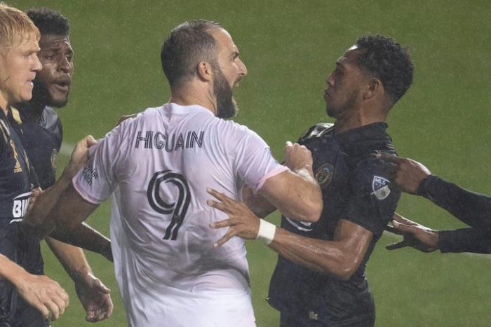 Inter Miami striker Gonzalo Higuain has been told to keep his emotions in check after a stormy start to his MLS career