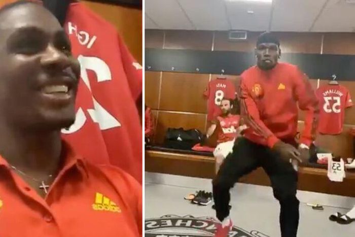 Odion Ighalo and Paul Pogba (Instagram/Odion Ighalo)