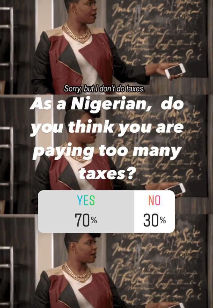 Poll on taxation by Pulse