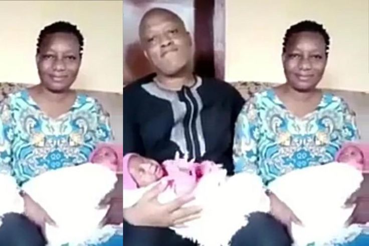 Happy couple celebrates twin babies born 21 days apart (video)
