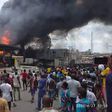 Fire outbreak at NNPC fuel station in Lagos [Akeem Salau Vanguard]