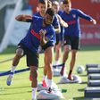 Atletico Madrid players continued training on Monday ahead of a possible La Liga restart in mid-June