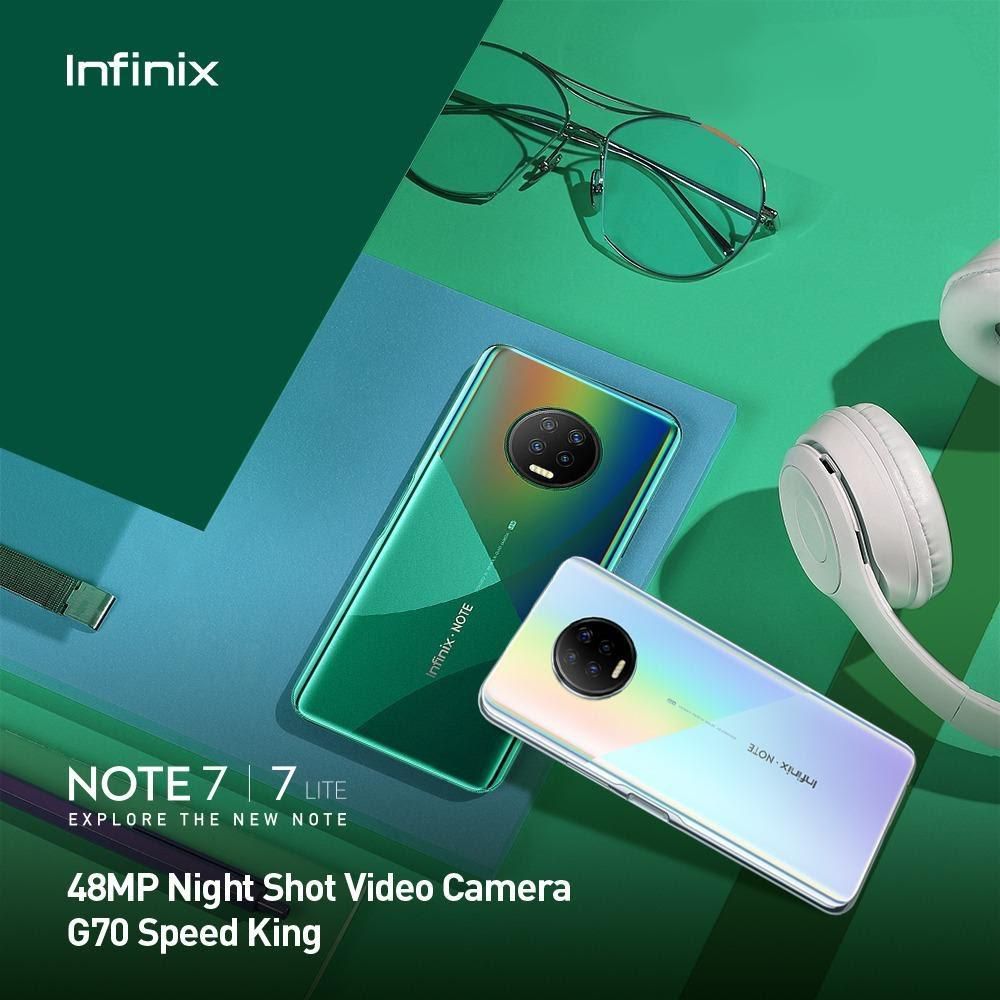 Infinix unveils the masterfully designed Note 7 in the first online smartphone launch with celebrities in Africa