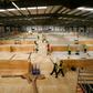 Britain has been building emergency medical facilities to take the strain of an expected surge in coronavirus cases, such as this one in Llanelli, Wales