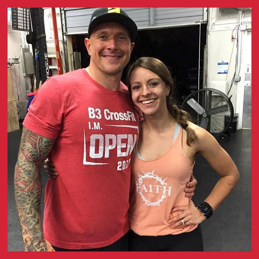 CrossFit coaches Adam and Amanda Wood.