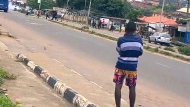 Jimoh Isiaq before he was gunned down by the Police on Saturday, October 10, 2020 (Guardian)