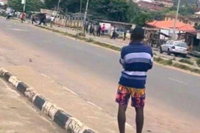 Jimoh Isiaq before he was gunned down by the Police on Saturday, October 10, 2020 (Guardian)
