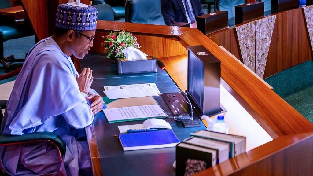 President Muhammadu Buhari. [Twitter@BashirAhmaad]