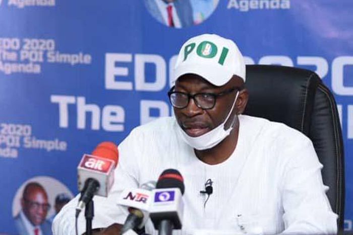 APC Governorship aspirant in Edo state, Pastor Osagie Ize-Iyamu. [guardian]