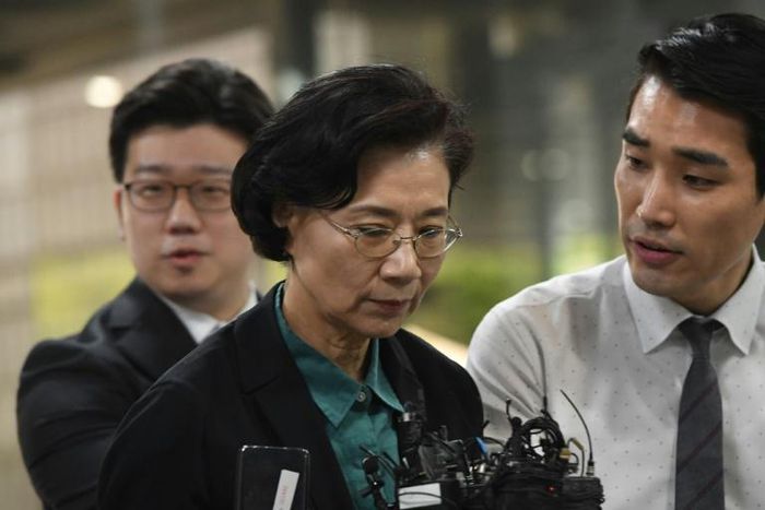 Lee Myung-hee, matriarch of the Cho family, was given a suspended sentence for abusing staff