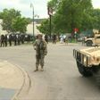 IMAGES National Guard soldiers are deployed in Minneapolis for peacekeeping after a third night of rioting over police brutality against African Americans left hundreds of shops damaged and a police station on fire.