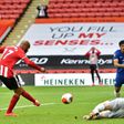 Sheffield United striker David McGoldrick scored in the win over Chelsea