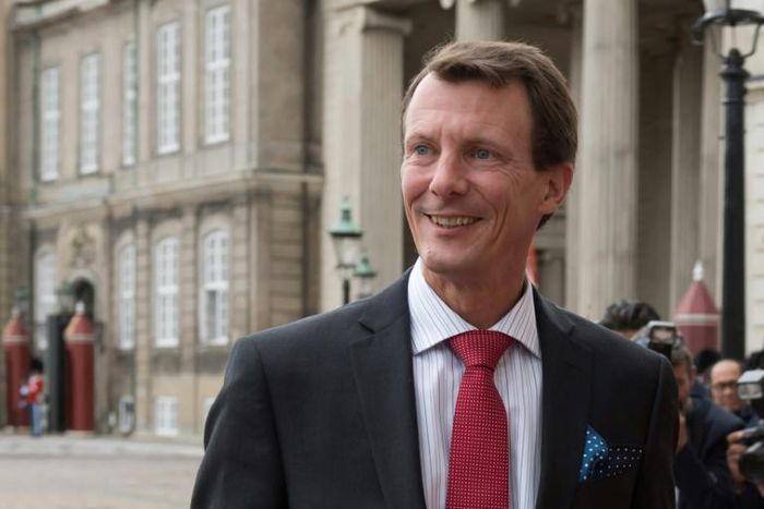 Prince Joachim, pictured at  Amalienborg Castle in Copenhagen in 2018, is "stable" following Friday's surgery, the palace said