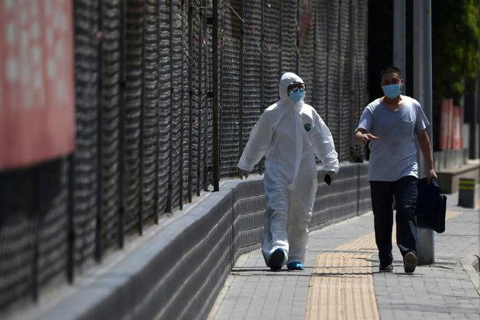 The city has begun mass testing workers from the Xinfadi food market