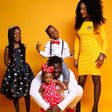Shatta Wale’s manager Bulldog with his beautiful family