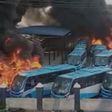BRT buses set ablaze in Oyingbo, Yaba (Vanguard)