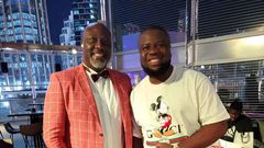 Dino Melaye with Hushpuppi