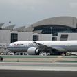 An Air China jet at a gate at Los Angeles International Airport, California on May 9, 2019