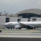 An Air China jet at a gate at Los Angeles International Airport, California on May 9, 2019