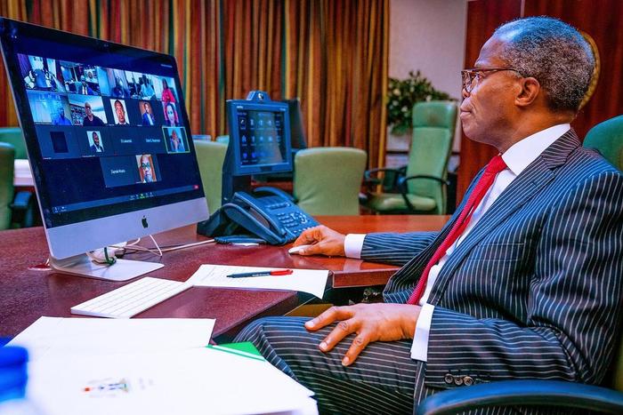 Vice President Yemi Osinbajo. [Twitter@tolaniali]