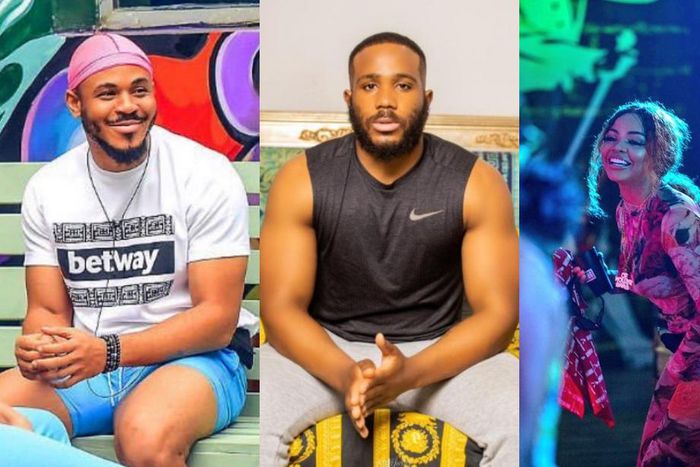 Ozo, Kiddwaya, Nengi [ Instagram/@nengiofficial @officialozo_ @kiddwaya]