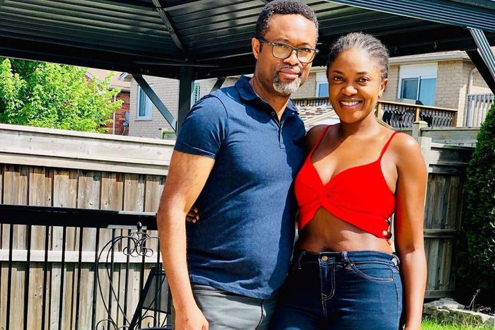 Nnamdi Oboli and wife, Omoni [Instagram/OmoniOboli]