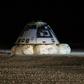 A Boeing Starliner capsule touches down in White Sands, New Mexico in December 2019 after an unsuccessful uncrewed test flight