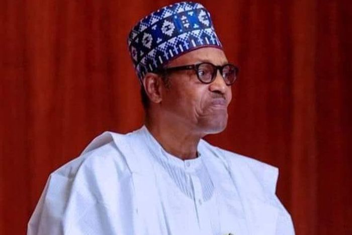 President Muhammadu Buhari. [Twitter/@BashirAhmaad]