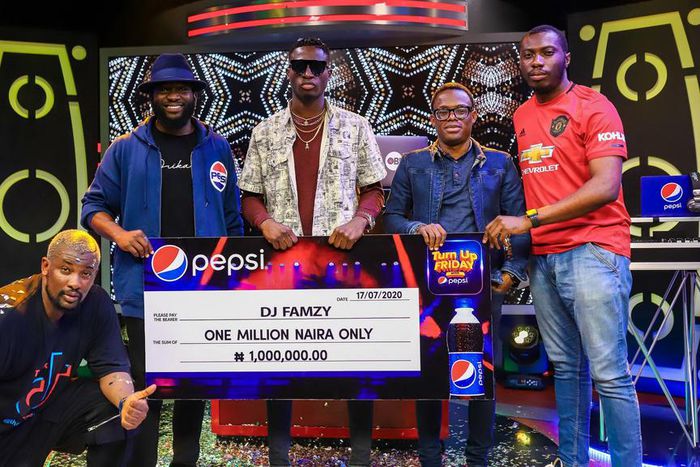 Introducing the latest DJ superstar, DJ Famzy, winner of Pepsi upcoming DJ competition #TurnUpFridayWithPepsi