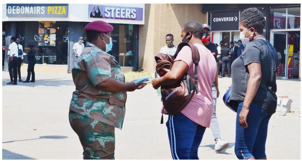 South African soldier shoots civilian for entering shopping mall with no face mask