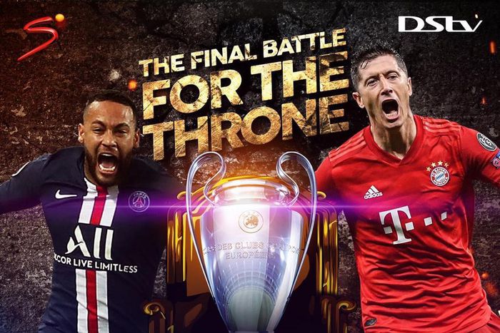 On Sunday August 23, PSG and Bayern will be seeking to cap their season with the Champions League trophy at the Estadio da Luz, in Portugal. (DStv)