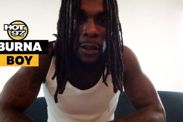 "I created Afro-fusion... I am not Fela," Burna Boy says on American radio. (YouTube/Hot97)