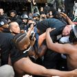 Black Lives Matter demonstrators clashed with rival groups in London