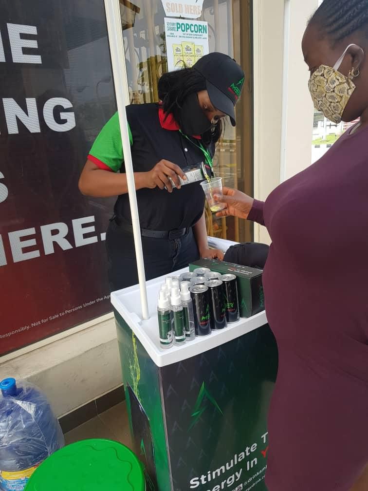 Amber Energy drink excites Lagos commuters with free bus ride