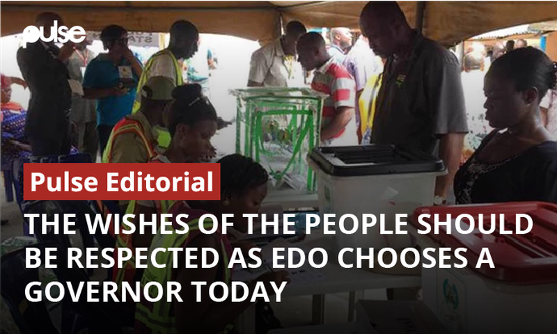 Edo elects a governor on September 19, 2019
