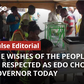 Edo elects a governor on September 19, 2019