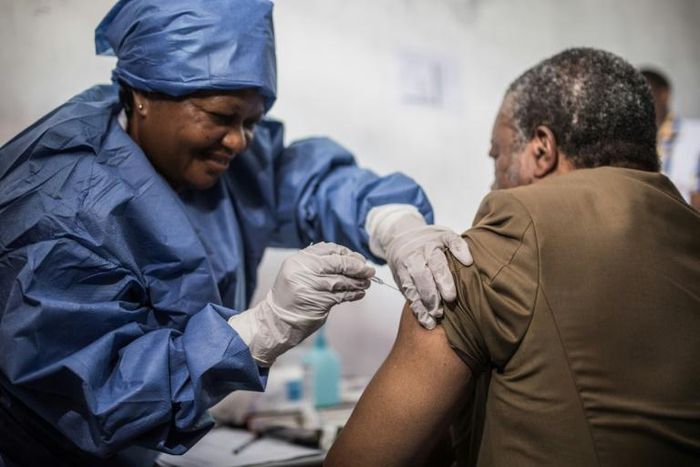 Muyembe himself was inoculated with an experimental Ebola vaccine last November.
